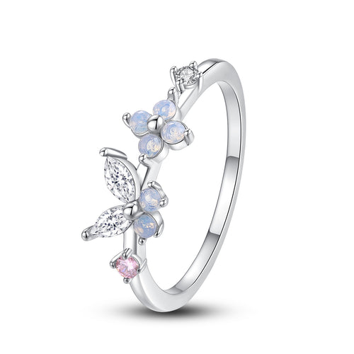 Butterfly Ring For Women Girls